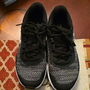 Under Armour Black and White Athletic Shoes